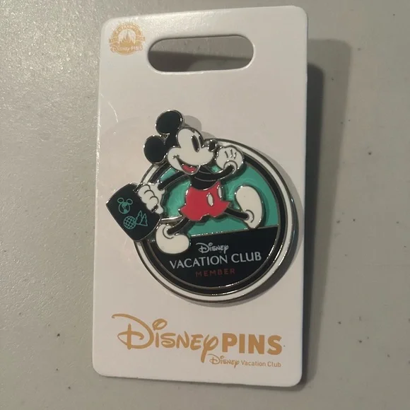 Disney Vacation Club Member Pin - Black and Red - Picture 1 of 4